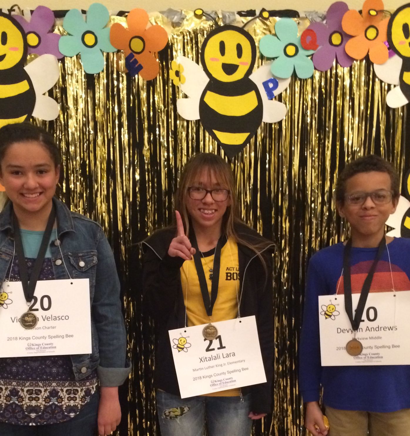 6th grade spelling bee winners